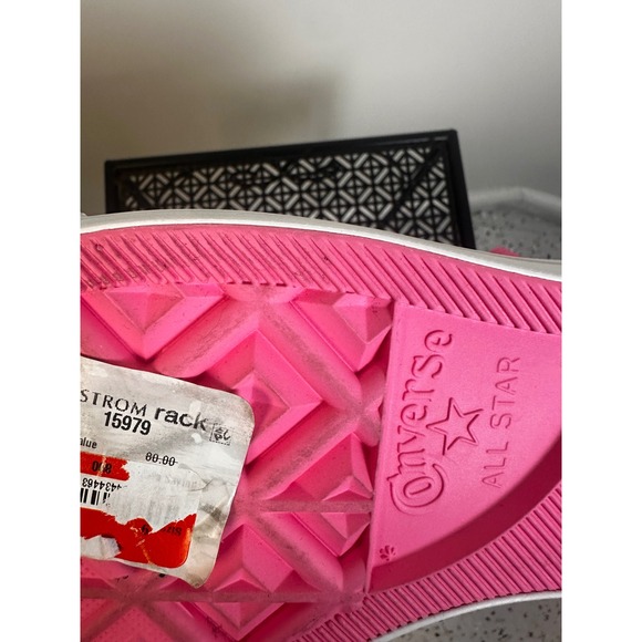 Converse All Star Platform Lift High Top Sneakers Womens Size‎ 9 Oops Pink NWOB - Picture 10 of 10